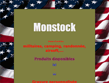 Tablet Screenshot of monstock.be
